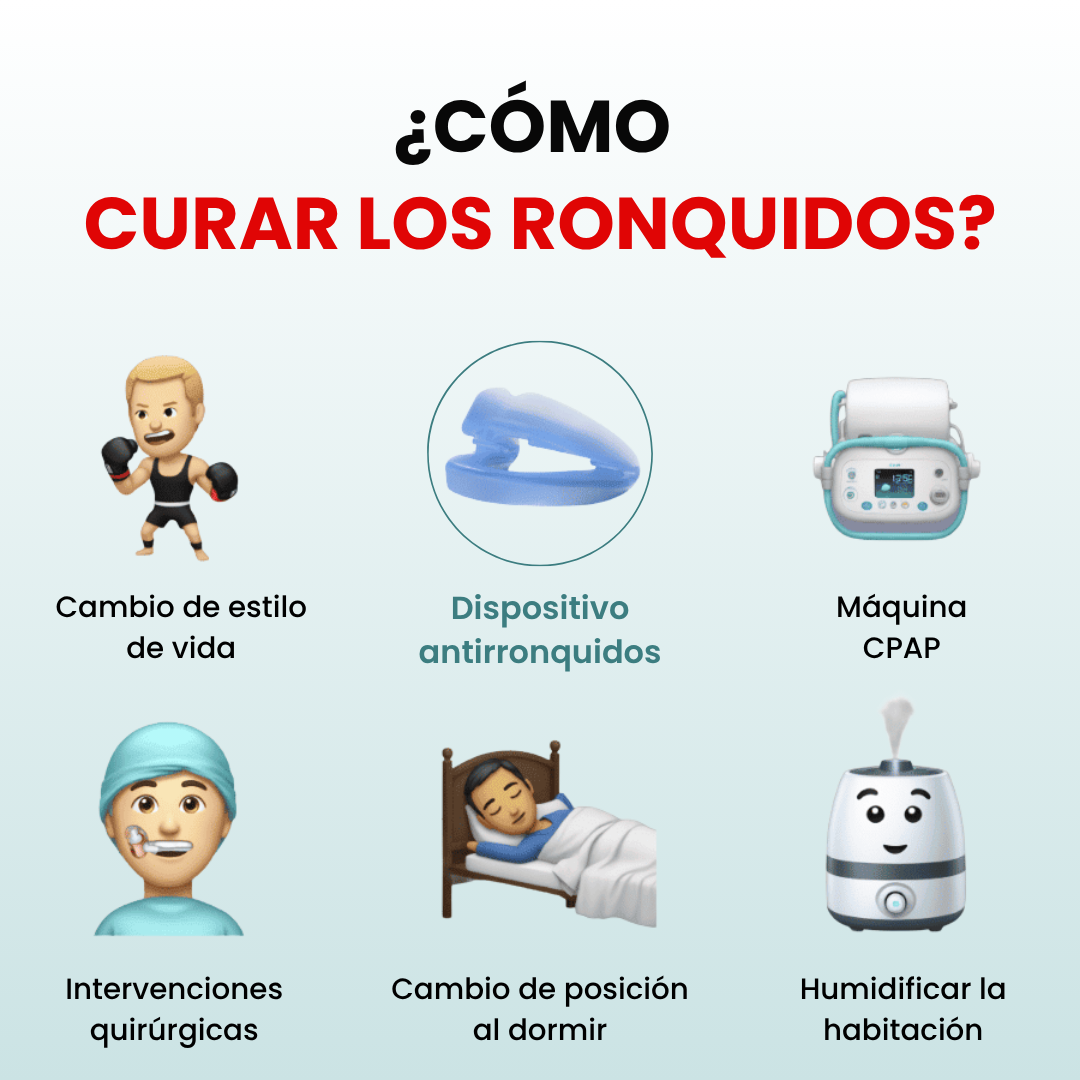 RinovaX™ – Férula antirronquidos silenciosa universal