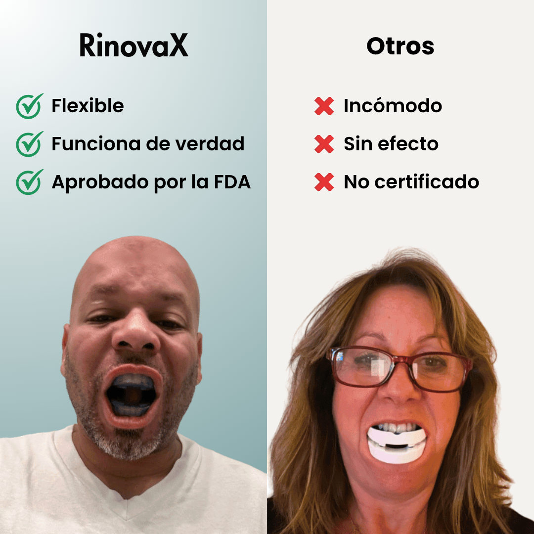 RinovaX™ – Férula antirronquidos silenciosa universal